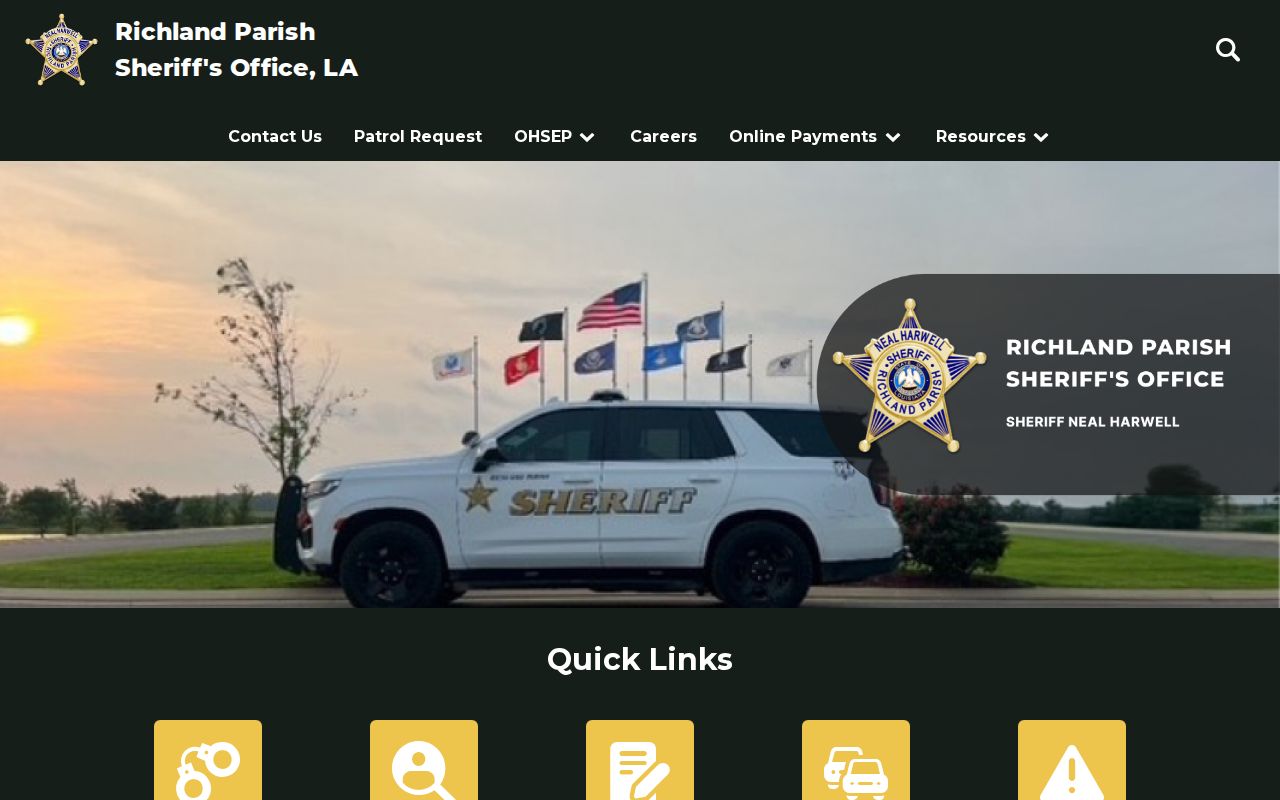 Richland Parish busted mugshots official sheriff record source